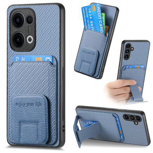 隐藏支架适用OPPO Reno14pro卡包手机壳Reno13F带卡槽Reno12国际版放零钱插卡find X8套X7防摔
