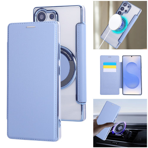 适用三星Galaxy S26ultra手机壳MagSafe磁吸S25充电S24+防摔翻盖皮套S23plus新款保护套S22防盗刷卡镜头全包