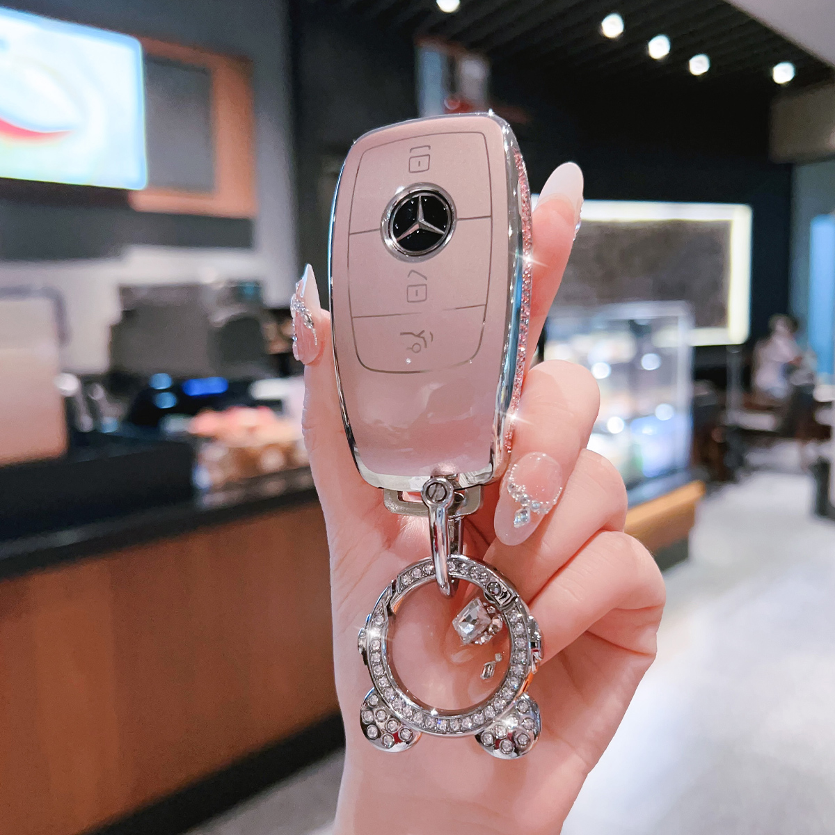 奔驰c260l钥匙套扣gle350壳