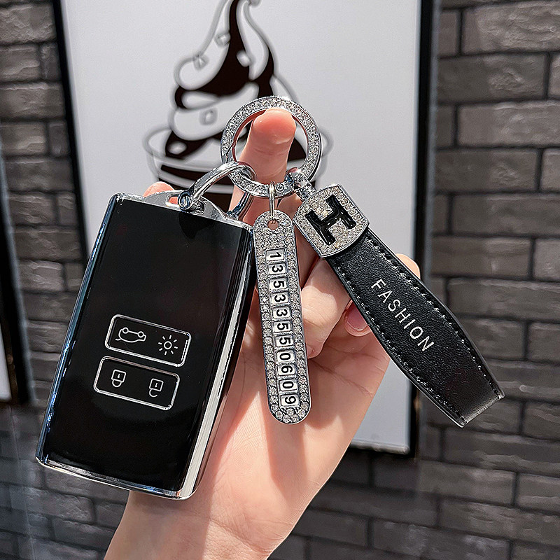 适用于雷诺科雷傲钥匙套高级科雷嘉女士东风雷诺科雷缤专用壳扣包