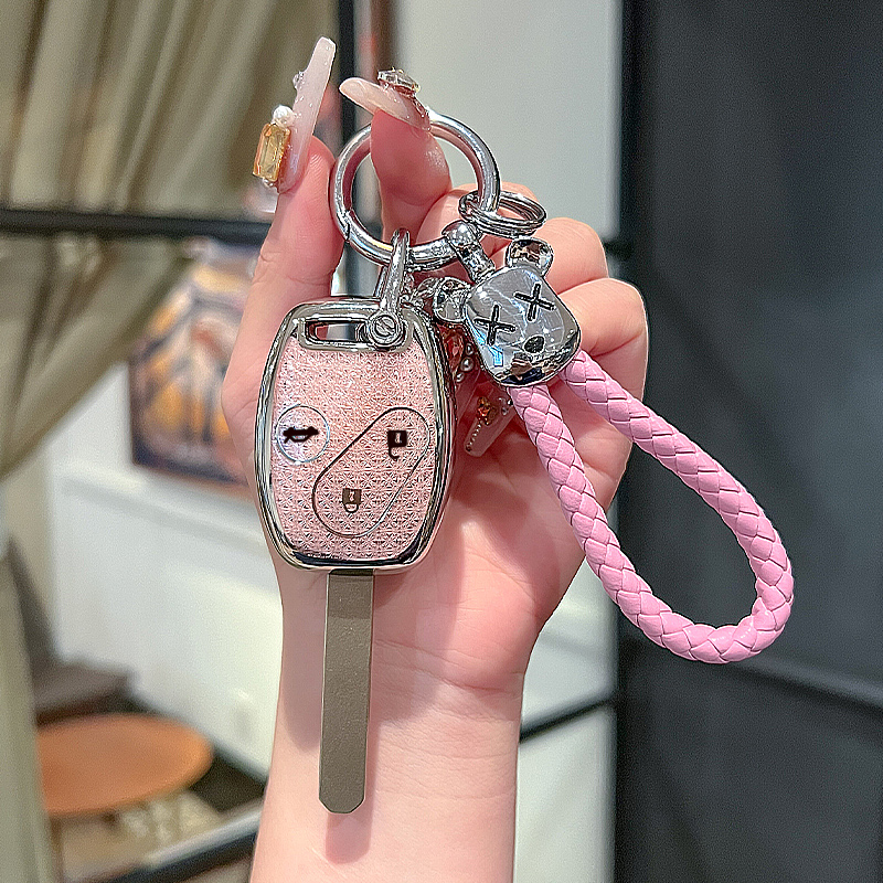 适用于老款BT七八代雅阁CRV奥德赛思域锋范汽车直板钥匙包套扣