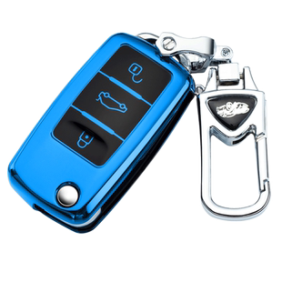 适用于大众宝来钥匙套速腾朗逸捷达帕萨特POLO途观高尔夫车包扣壳