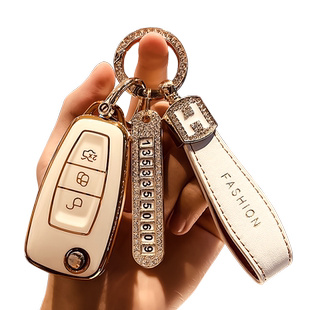 福特福克斯钥匙套女17蒙迪欧18款翼虎扣探险者福睿斯锐界壳锐际15
