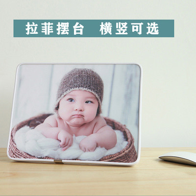 相框摆台照片定制8寸拉菲水晶版画制作洗影楼婚纱照冲印加相框