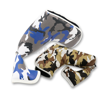 高尔夫球杆套 球头杆头套 子母迷彩保护套 磁吸一字推杆帽套 用品