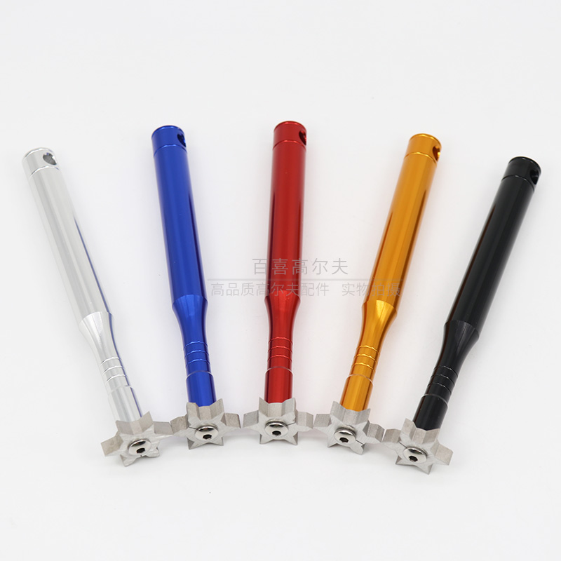 新款高尔夫球头六角清洁工具 清沟槽刨工具 球头面修复清洁器