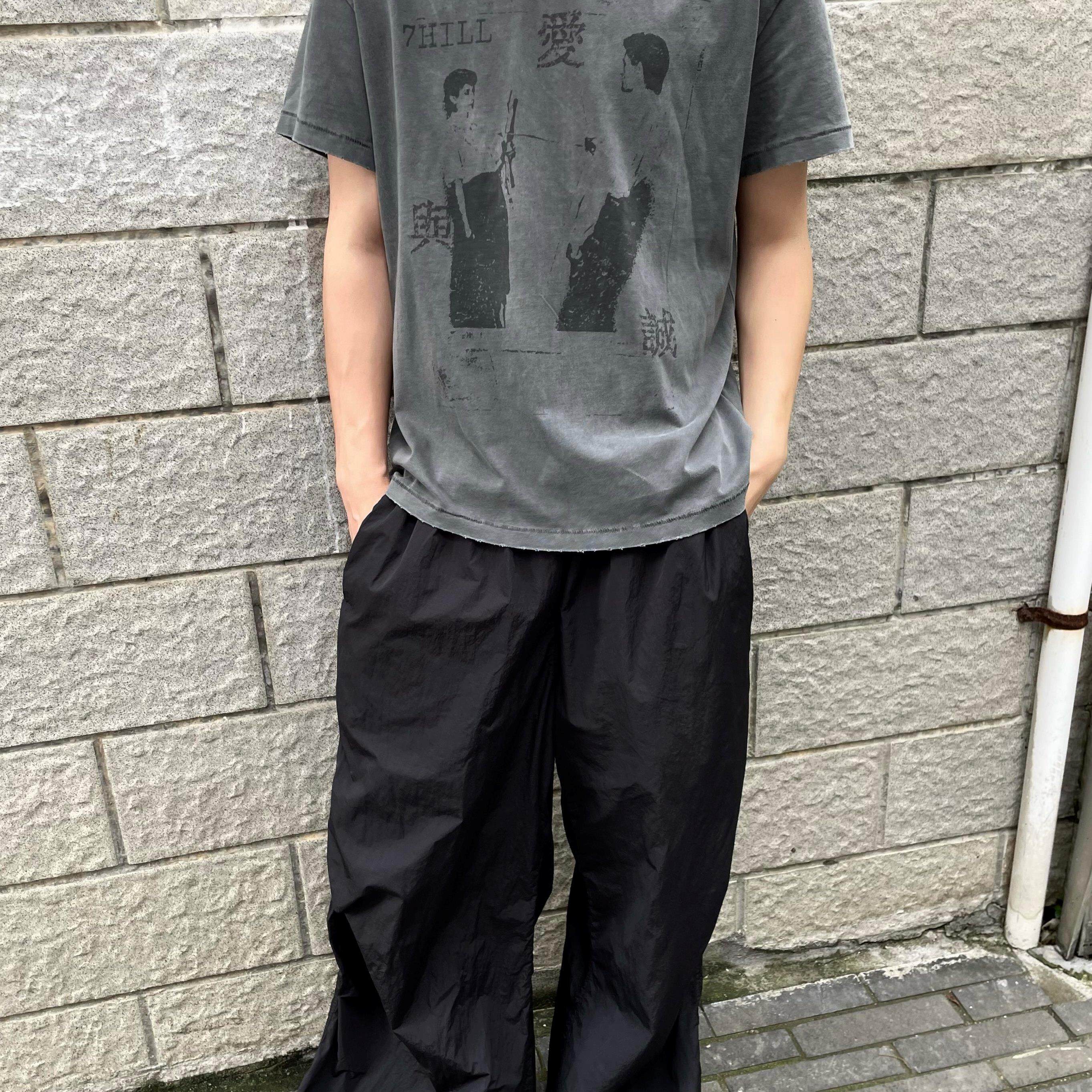 7HILL 25ss  「爱与诚」成衣染色单缝线New Vintage短袖T恤