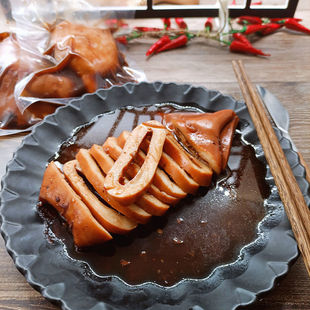 宁波舟山特产墨鱼大烤袋装目鱼大烤鱿鱼凉菜酒店冷盘即食