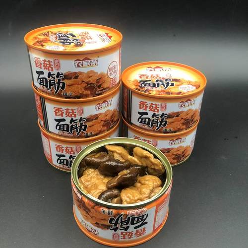 农家亲香菇面筋罐头即食