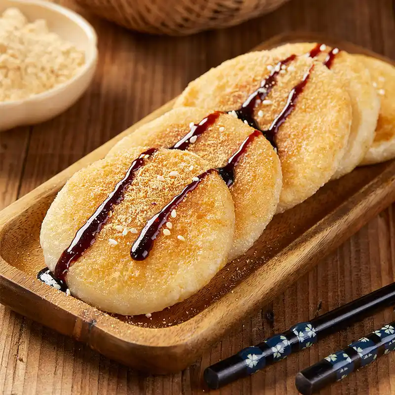 【红糖豆粉糍粑】宁波糯米糍粑