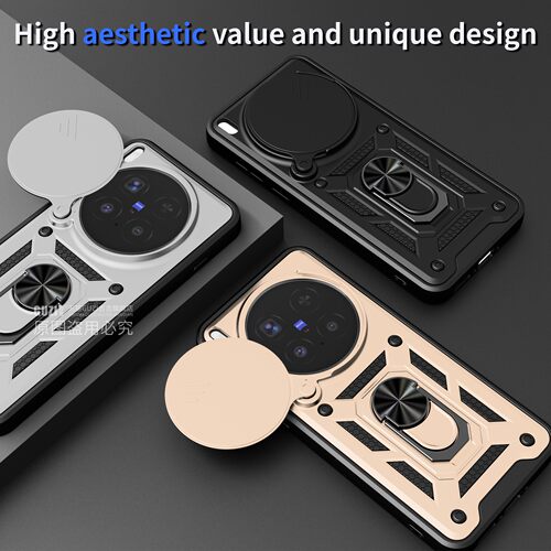 适用于vivo机甲风滑盖防摔手机壳