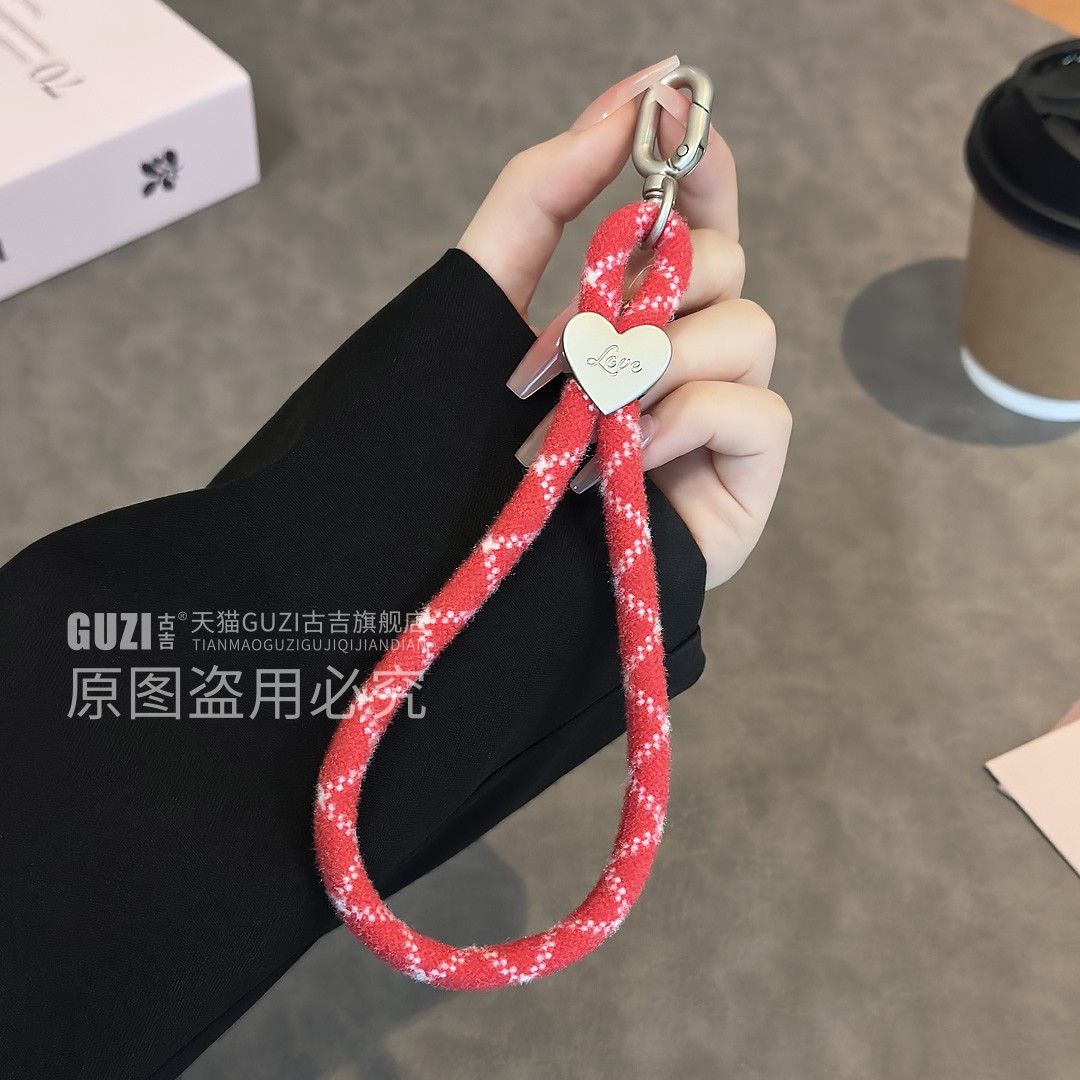 【多功能百搭款】彩色毛绒手机链