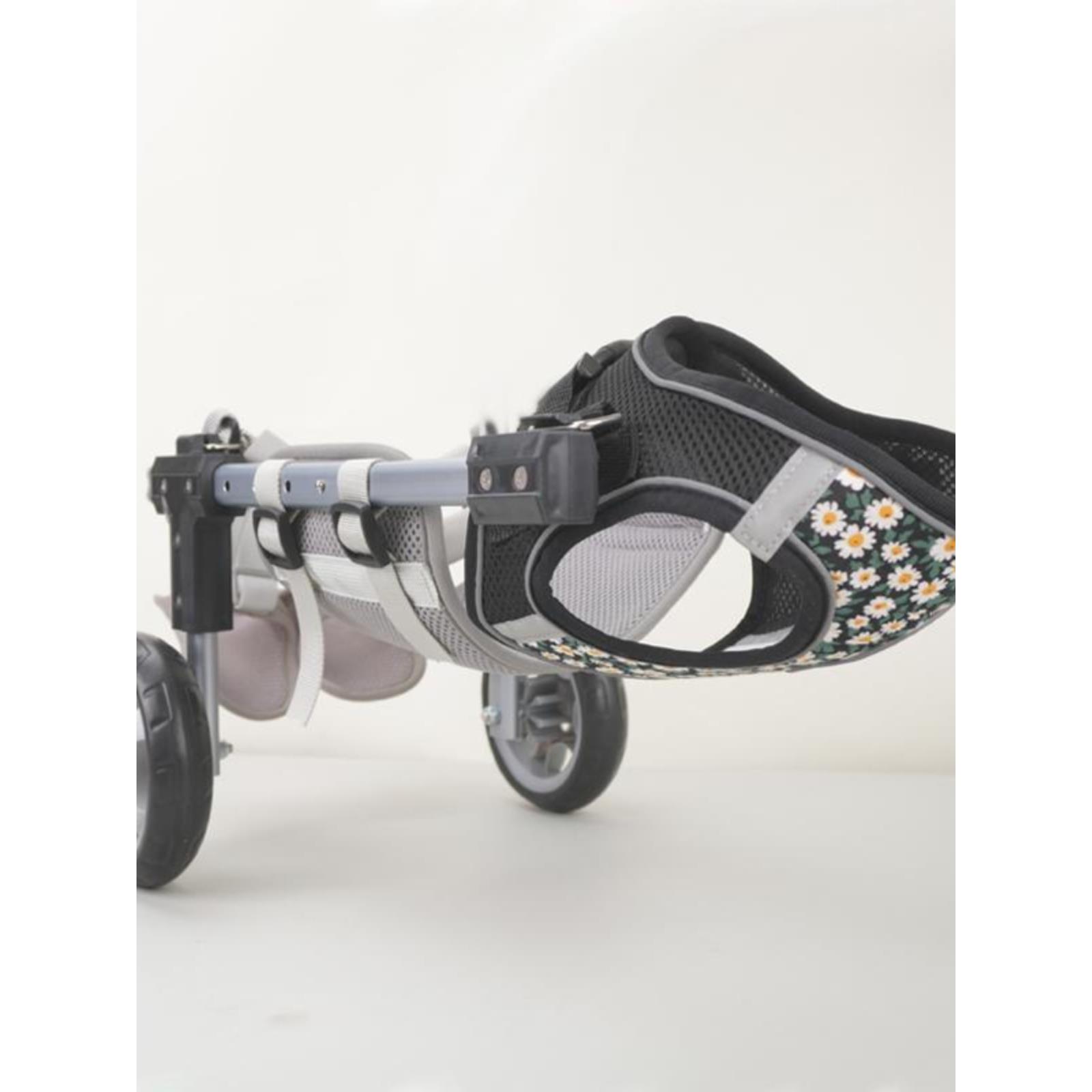 宠物推车狗狗轮椅后肢残疾瘫痪康复动物辅助支架四轮代步后肢残疾