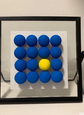 拍照背景板克莱因蓝装饰画简约风格创意小摆件服装店摄影道具布置