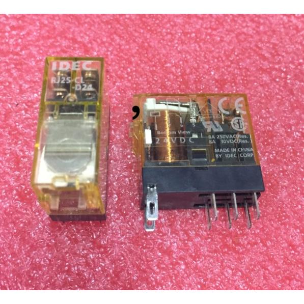 现货IDEC和泉继电器 RJ2S-CL-D24 DC24V 2开2闭 8脚 8A*