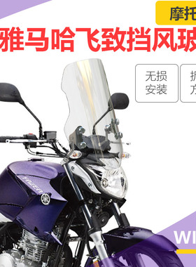 适用于雅马哈飞致YS150 250挡风玻璃摩托车MT-03前风挡天剑王彪影