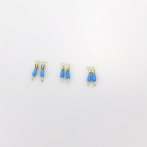 硅胶销快速子线夹 子线连接环 连接器八字环垂钓配件