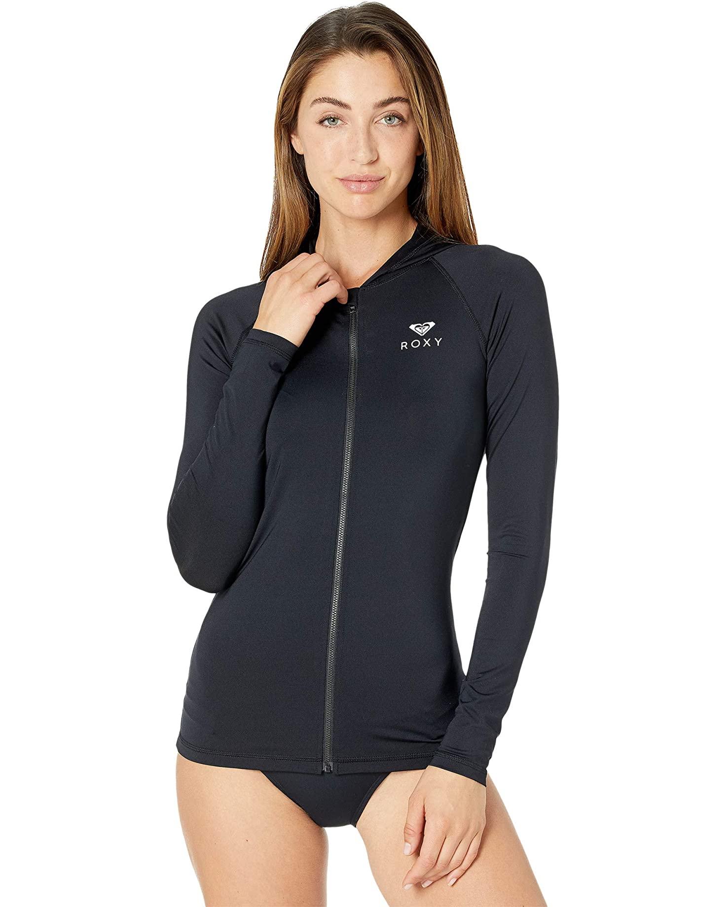 roxy女子户外分体泳衣防紫外线品质吸汗纯色净版美国直邮R973Y