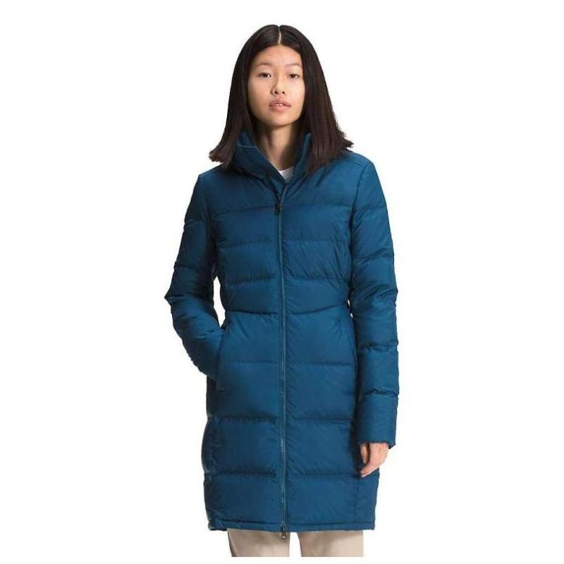 THE NORTH FACE/北面女羽绒服中长款轻质派克大衣直邮10533470-T3