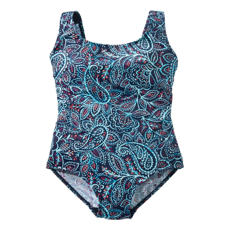 l. bean/宾恩女士泳衣连体三角裤棉质亲肤舒适正品ta510176