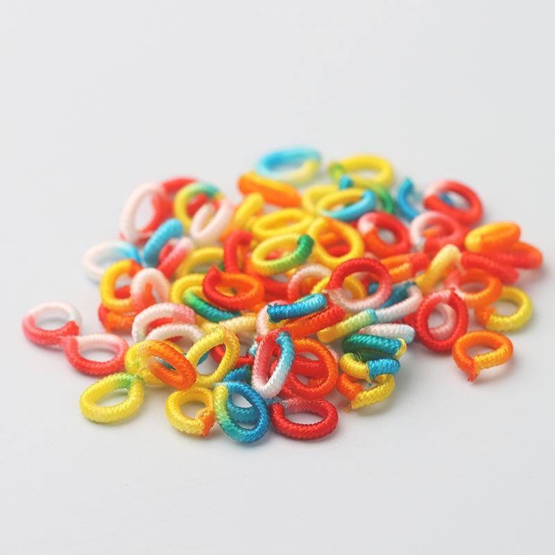 手工diy编织项链手绳隔圈小配饰