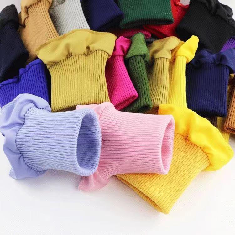 羽绒服袖口加长辅料螺纹松紧边布料儿童衣服针织罗纹裤脚收口接长