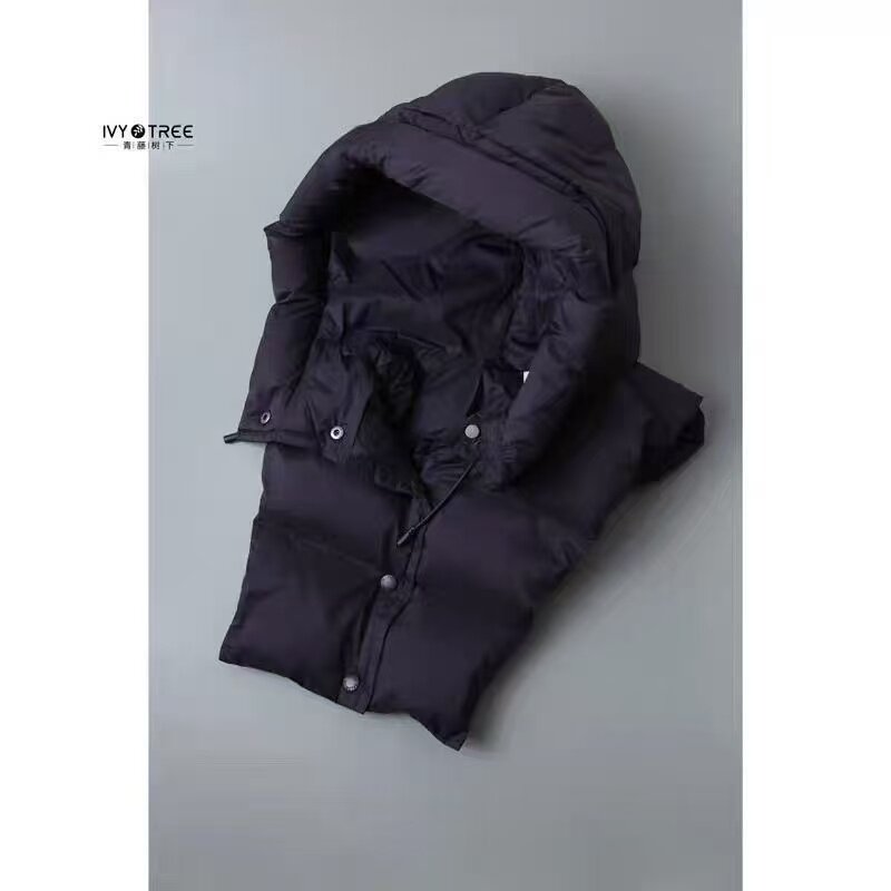 羽绒连帽马甲男女同款冬季保暖防风加厚多功能帽子