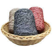 棉驼绒粗棒针线围巾毛衣大衣手编手编浅灰色毛线团深灰色冬季 棉线