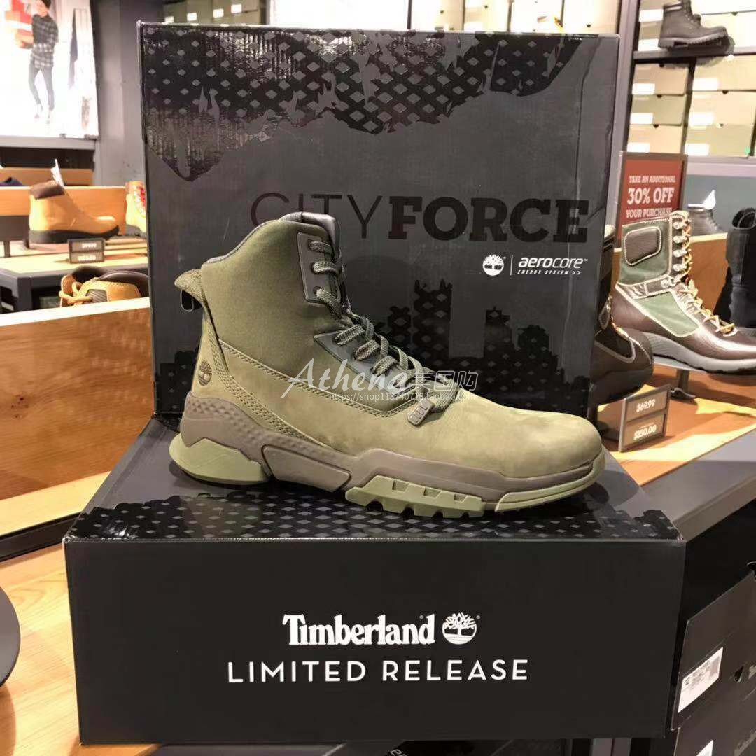 美国代购timberland添柏岚天木兰春季男士飞行靴city force限量款