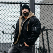 肌肉男健身运动外套大码 棒球服 男棉夹克机车跑步空服拉链训练长袖