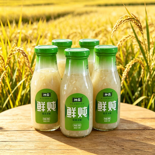 神霖鲜炖银耳米露孝感米酒饮品