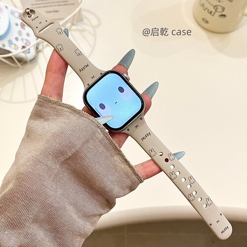 适用苹果手表表带硅胶