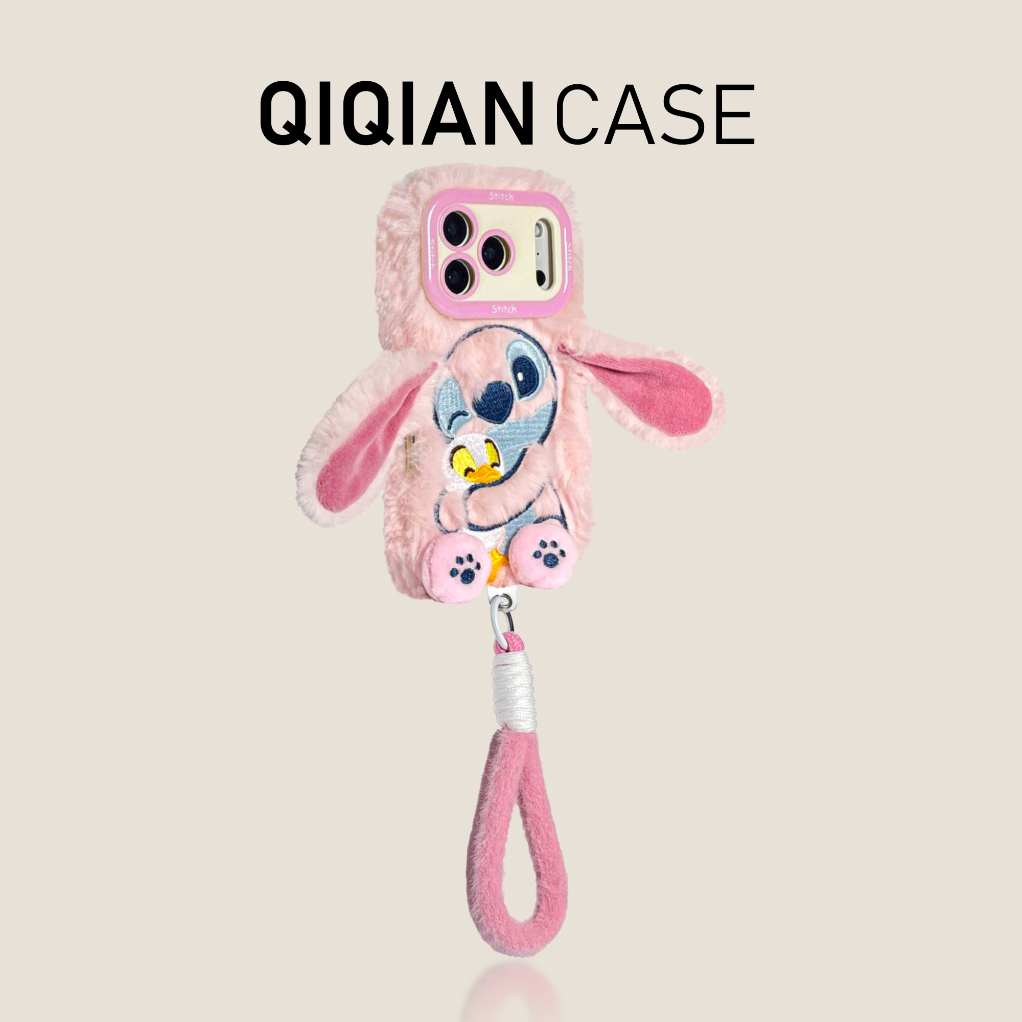 适用苹果手机壳|毛绒软壳