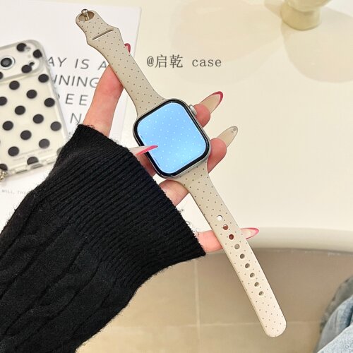 适用苹果手表表带硅胶