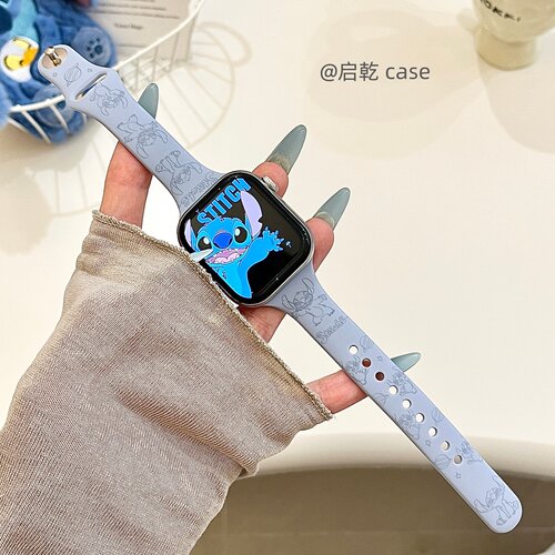 适用苹果手表表带硅胶