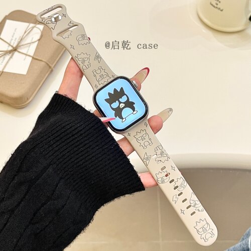 适用苹果手表表带硅胶