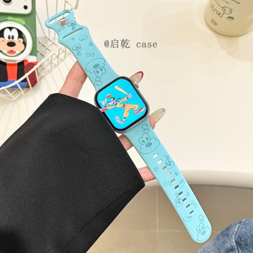 适用苹果手表表带硅胶
