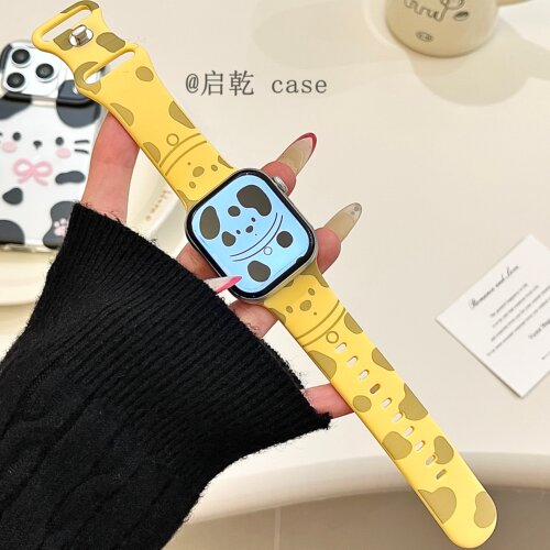 适用苹果手表表带硅胶