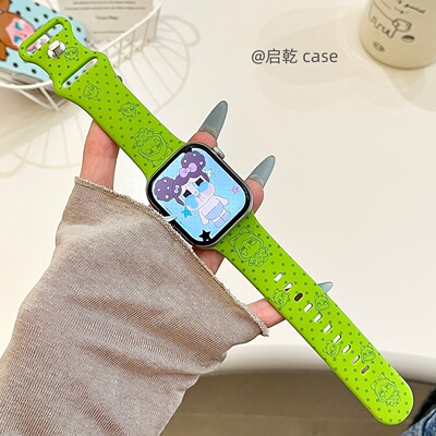 适用苹果手表表带硅胶