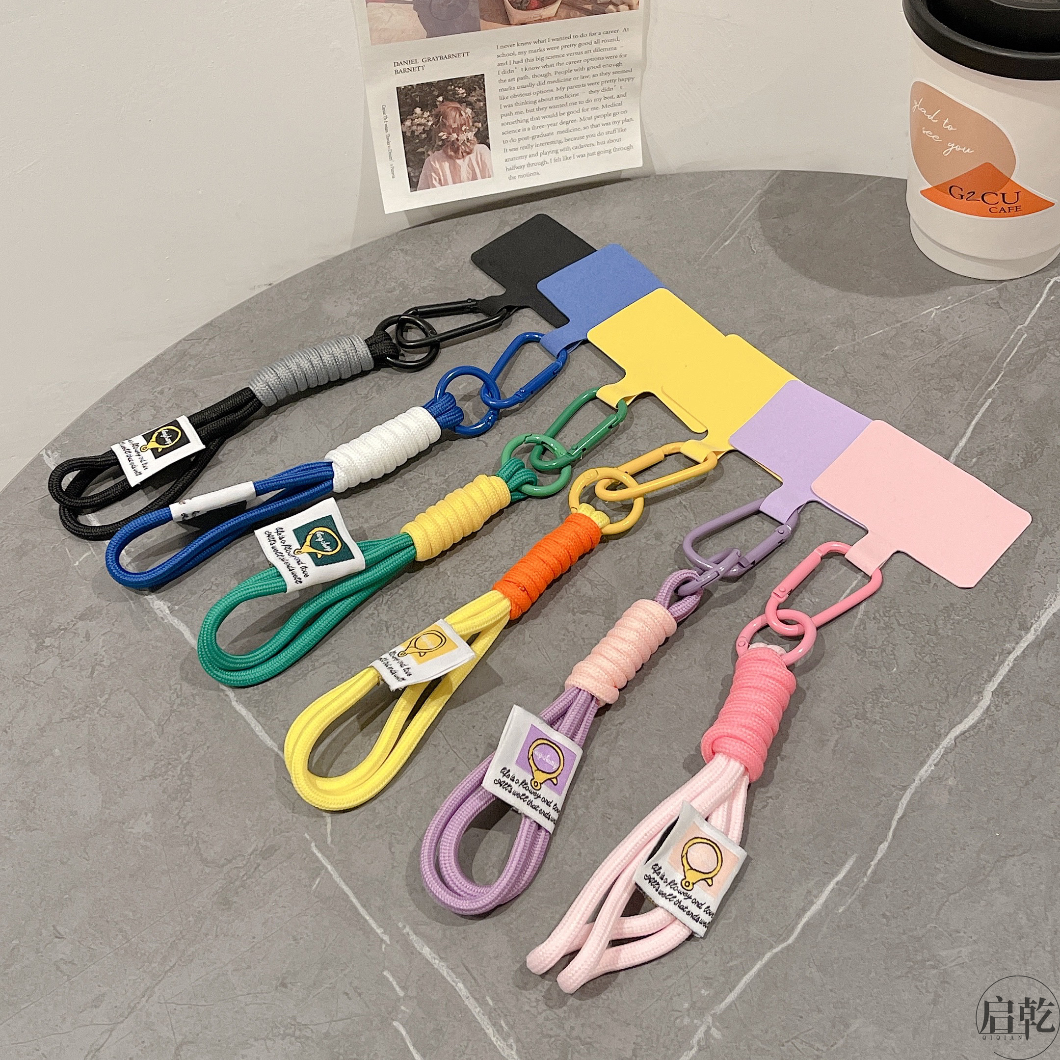 多巴胺配色掛繩腕帶手繩啟乾