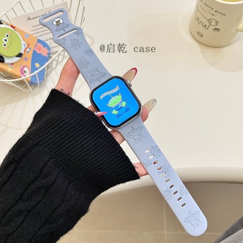 适用苹果手表表带硅胶