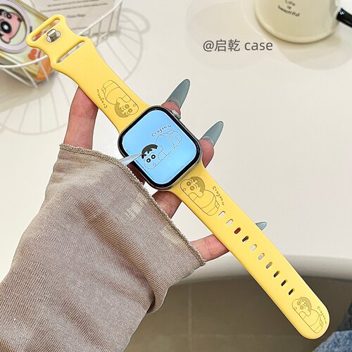 适用苹果手表表带硅胶
