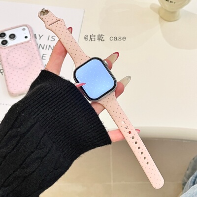 适用苹果手表表带硅胶