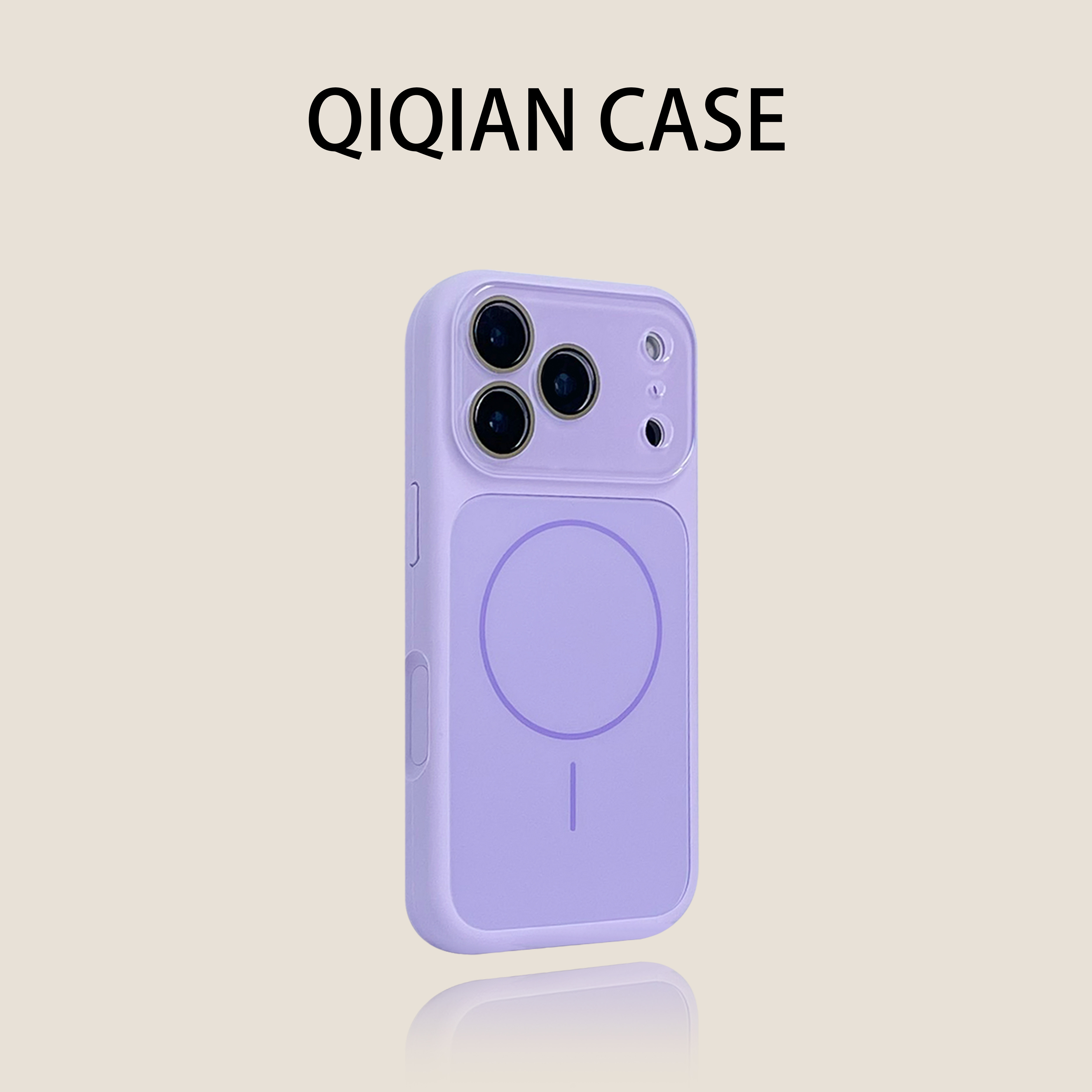 启乾 极简纯色肤感液态大视窗熏衣紫iPhone17/16手机壳适用苹果15/14promax硅胶壳13个性创意高级感商务ins风,3C数码配件,手机保护套/壳,淘宝优惠券,粉丝福利购,淘宝优惠卷