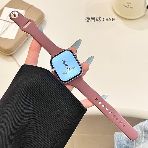 适用苹果手表表带硅胶