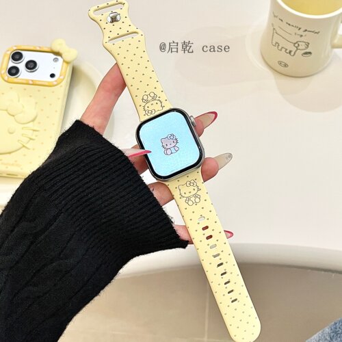 适用苹果手表表带硅胶