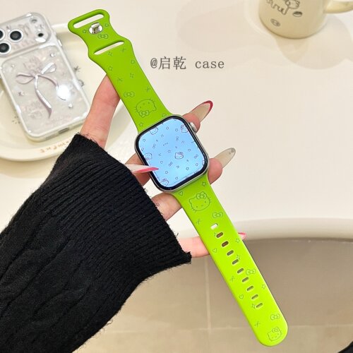 适用苹果手表表带硅胶