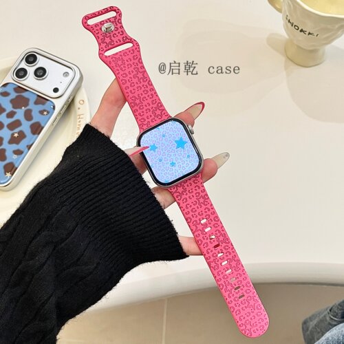 适用苹果手表表带硅胶