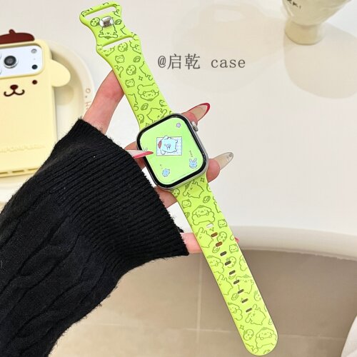适用苹果手表表带硅胶