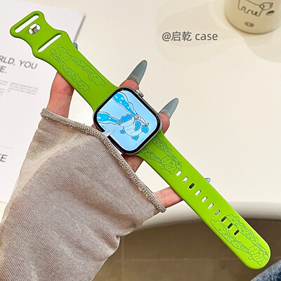 适用苹果手表表带硅胶
